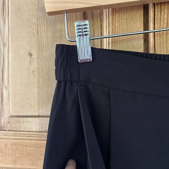 AllSaints US 2 / UK 6 Black Koro Trousers Slim Leg Elastic Waist - Picture 4 of 10